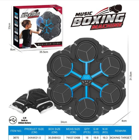 Smart Bluetooth Boxing Target Trainer – Interactive LED Punching Pad for Home Workout