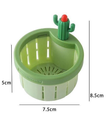Cactus Kitchen Sink Strainer – With Handle & Automatic Dump Design