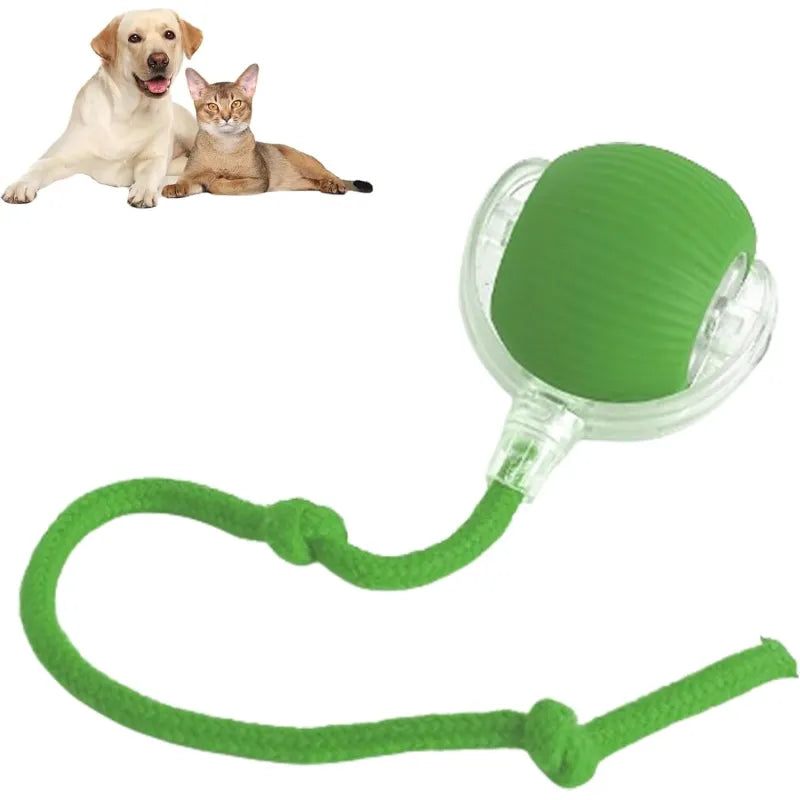 360° Smart Automatic Rolling Pet Ball – Interactive Dog & Cat Toy for Exercise & Entertainment