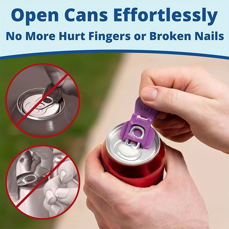 Plastic Cola Can & Bottle Opener – Simple, Compact & Easy-to-Use Kitchen Tool