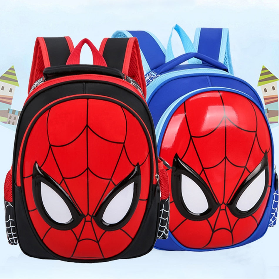Kids 3D Spider Hero Backpack – Spiderman School Bag for Boys & Girls, Lightweight School Bookbag
