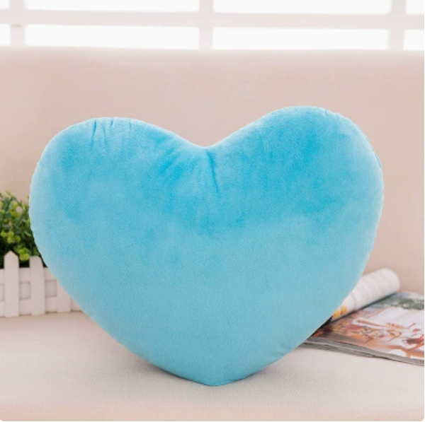 Cute Heart Plush Pillow – Soft Heart Shape Cushion for Home Decor, Sofa & Bedroom