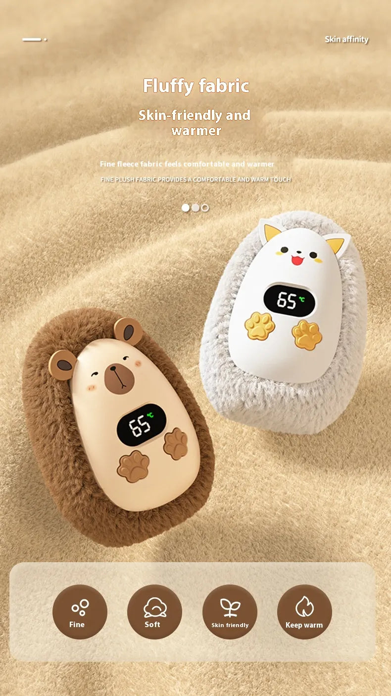 Rechargeable Hand Warmer – Portable USB Electric Pocket Heater with 3 Heat Settings