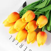 Artificial Tulip Flower Stems – 5PCS Faux Tulips for Home Decor, Vases & Gifts