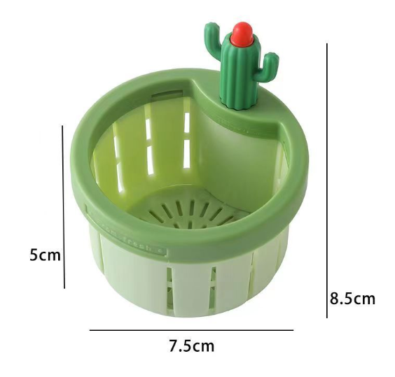 Cactus Kitchen Sink Strainer – With Handle & Automatic Dump Design