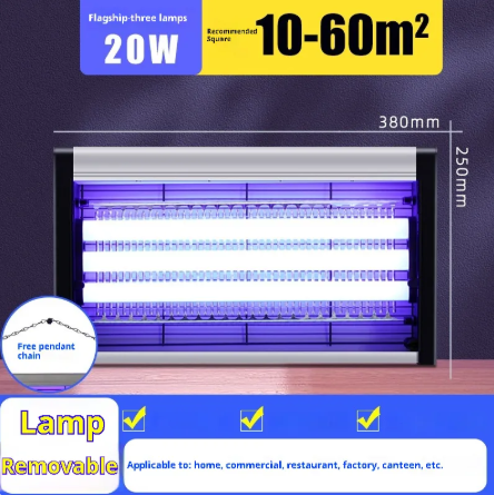 Indoor Electric Fly & Mosquito Killer Lamp – High-Efficiency Insect Control Light