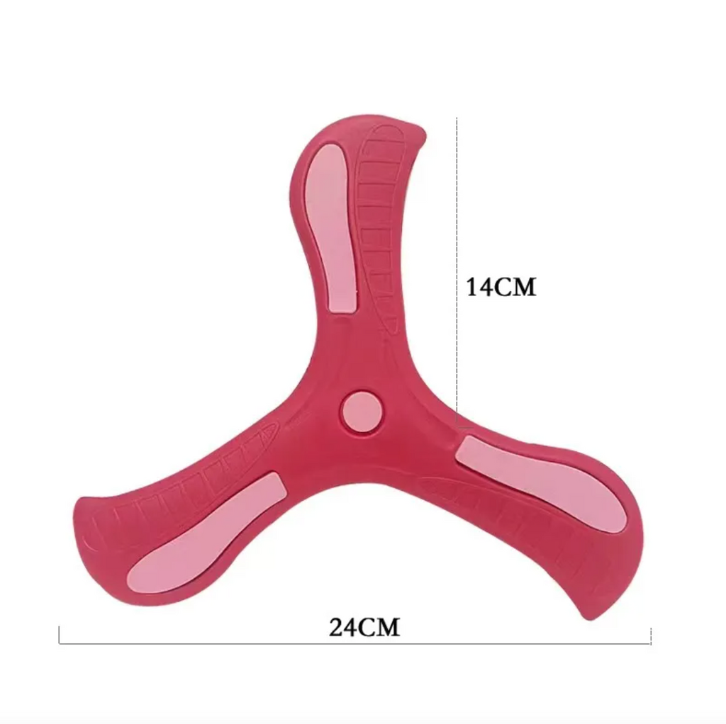 EVA Boomerang Toy – Flexible 3-Leaf Flying Boomerang for Kids Outdoor Play