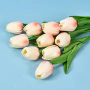 Artificial Tulip Flower Stems – 5PCS Faux Tulips for Home Decor, Vases & Gifts