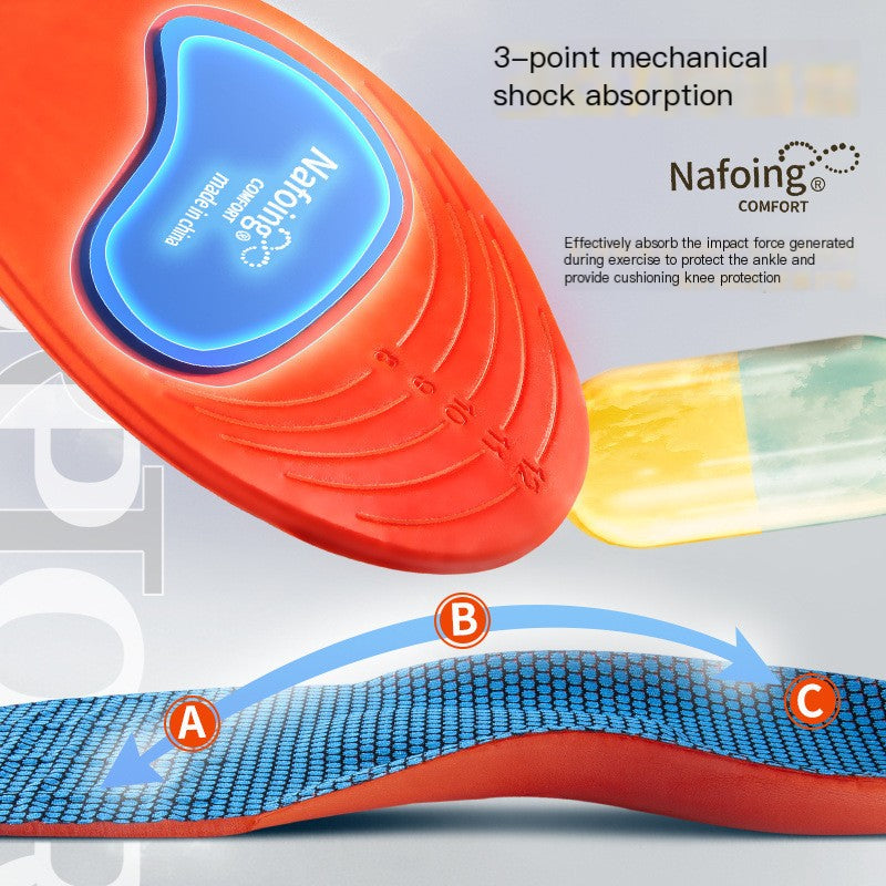 Basketball Insoles for Men – Shock Absorbing Sports Shoe Insoles for Running, Training & Comfort