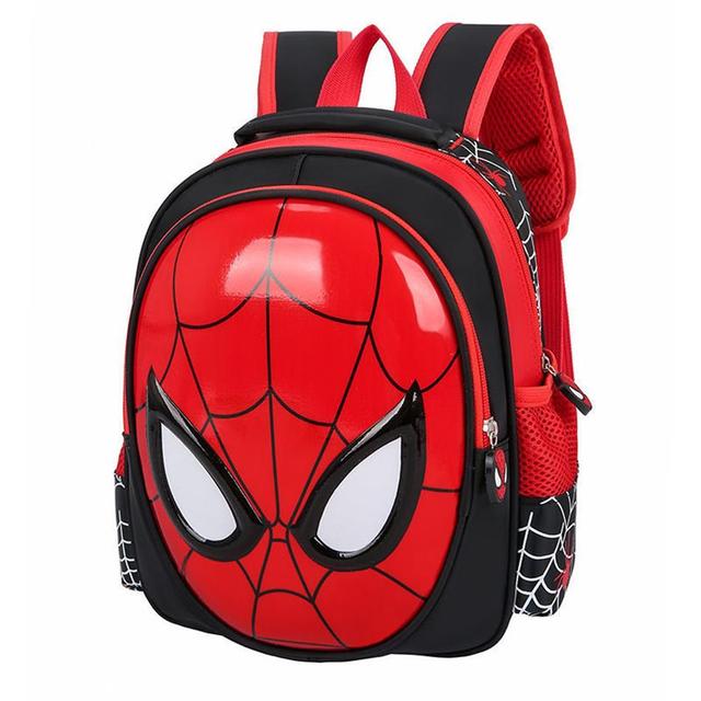 Kids 3D Spider Hero Backpack – Spiderman School Bag for Boys & Girls, Lightweight School Bookbag