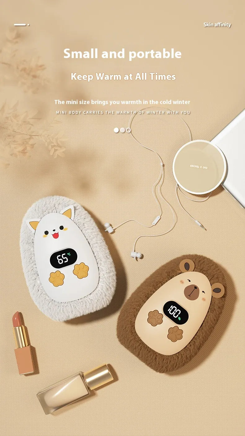 Rechargeable Hand Warmer – Portable USB Electric Pocket Heater with 3 Heat Settings