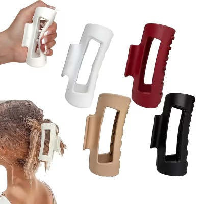 Silicone Shark Hair Clip – Soft Non-Slip Hair Claw Clip for Women & Girls