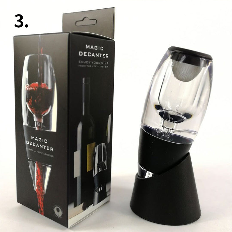 Magic Wine Decanter Pourer – Wine Aerator & Filter Spout