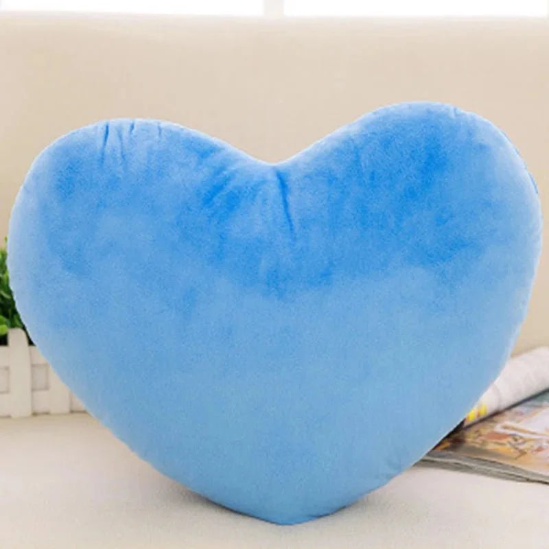 Cute Heart Plush Pillow – Soft Heart Shape Cushion for Home Decor, Sofa & Bedroom