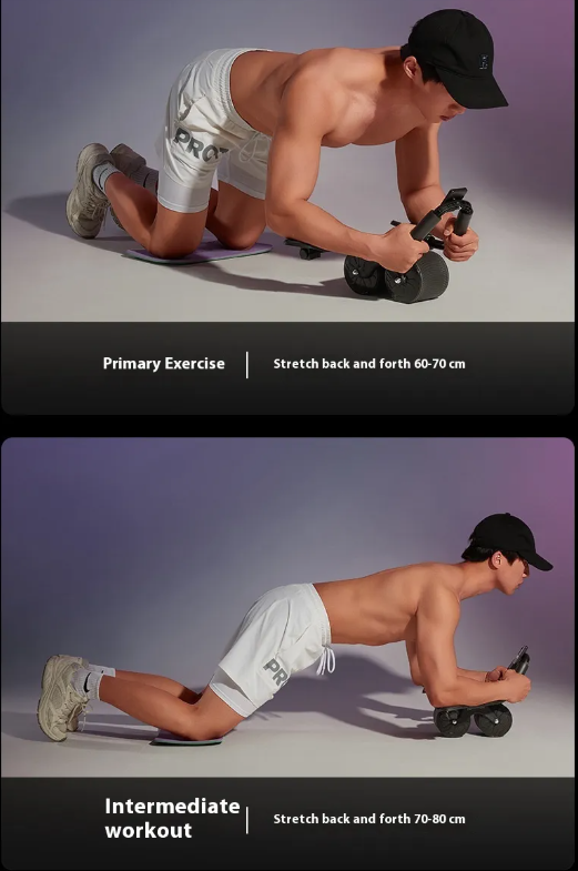 Automatic Rebound Ab Roller Wheel – Core Strength & Abdominal Training Equipment