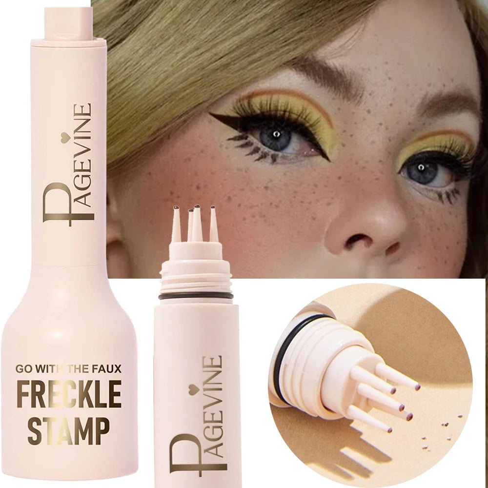 5-Point Freckle Stamp Pen – Waterproof Natural Freckle Makeup Pen for Realistic Freckles & Beauty Mark
