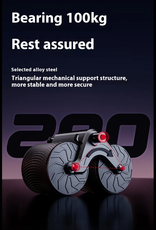 Automatic Rebound Ab Roller Wheel – Core Strength & Abdominal Training Equipment