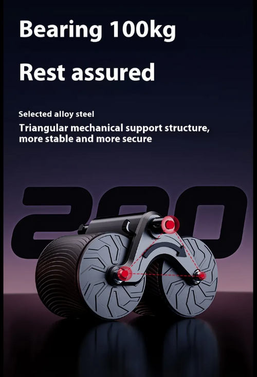 Automatic Rebound Ab Roller Wheel – Core Strength & Abdominal Training Equipment