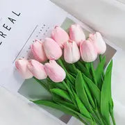 Artificial Tulip Flower Stems – 5PCS Faux Tulips for Home Decor, Vases & Gifts