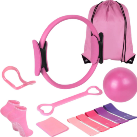 13-Piece Yoga & Pilates Workout Set – Full Body Fitness, Stretching & Home Exercise Kit
