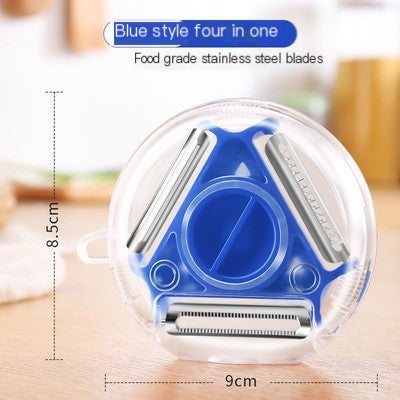 3-in-1 Rotating Fruit Peeler – Multi-Function Vegetable Peeler & Grater Tool