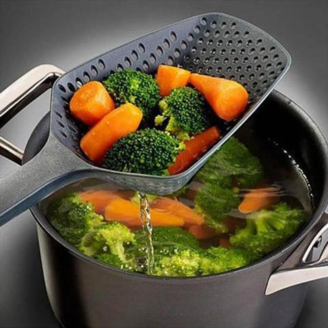 Plastic Water Strainer Scoop – Multi-Purpose Kitchen Strainer & Ice Shovel