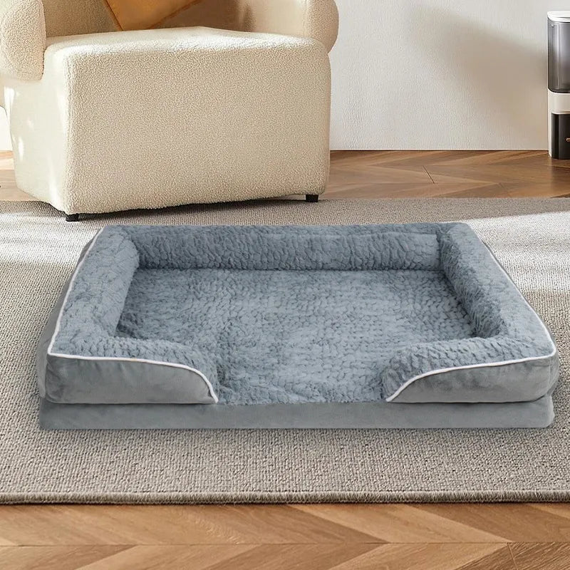 Waterproof Washable Dog Bed – Removable Cover Orthopedic Pet Bed for Dogs & Cats