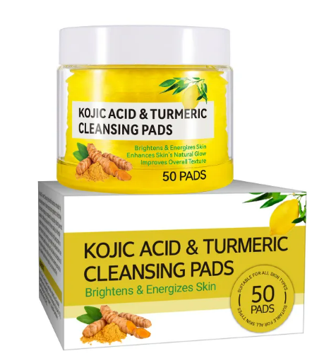 Turmeric Kojic Cloth – Brightening Exfoliating Cotton Cleansing Cloth
