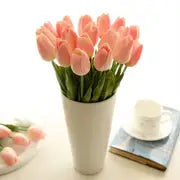 Artificial Tulip Flower Stems – 5PCS Faux Tulips for Home Decor, Vases & Gifts