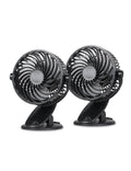 BLACK+DECKER 4” 2-in-1 Clip & Desk Fan – Convertible Portable Cooling Fan with 3-Speed Settings
