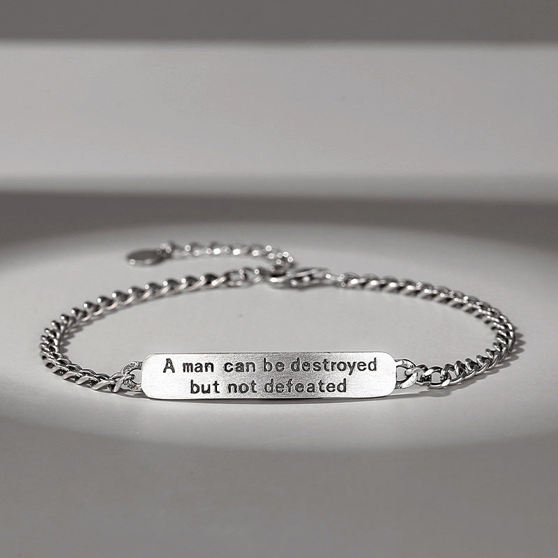 Vintage Thai Silver Bracelet for Men – Adjustable Fashion Chain Wrist Jewelry
