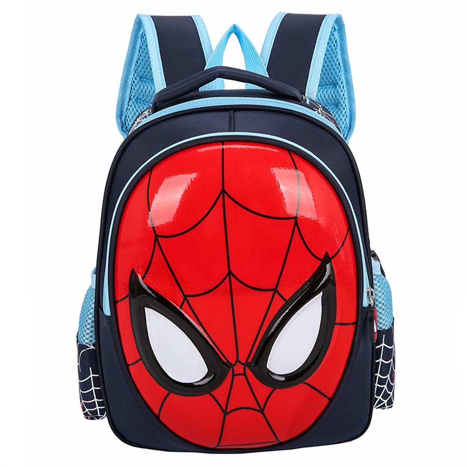 Kids 3D Spider Hero Backpack – Spiderman School Bag for Boys & Girls, Lightweight School Bookbag