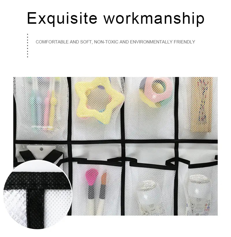 Over-the-Door Shoe Organizer – 24 Pocket Hanging Storage Rack