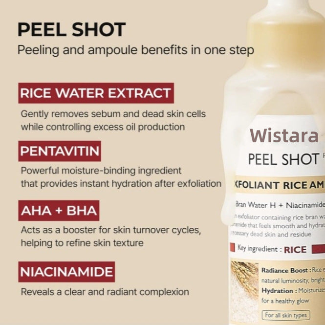 Rice Moisturizing Exfoliating Liquid – Hydrating Skin Renewal Formula