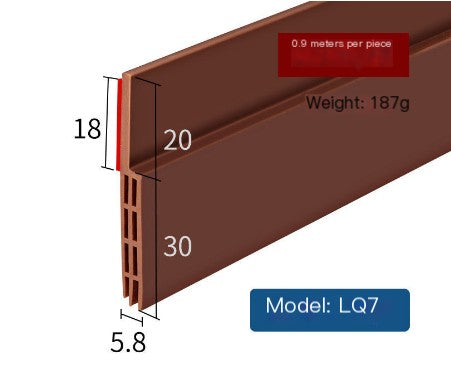 Self-Adhesive Door Seal Strip – Soundproof, Windproof & Waterproof Gap Sealer