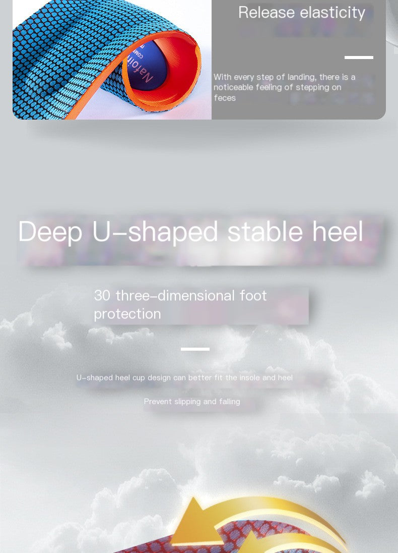 Basketball Insoles for Men – Shock Absorbing Sports Shoe Insoles for Running, Training & Comfort