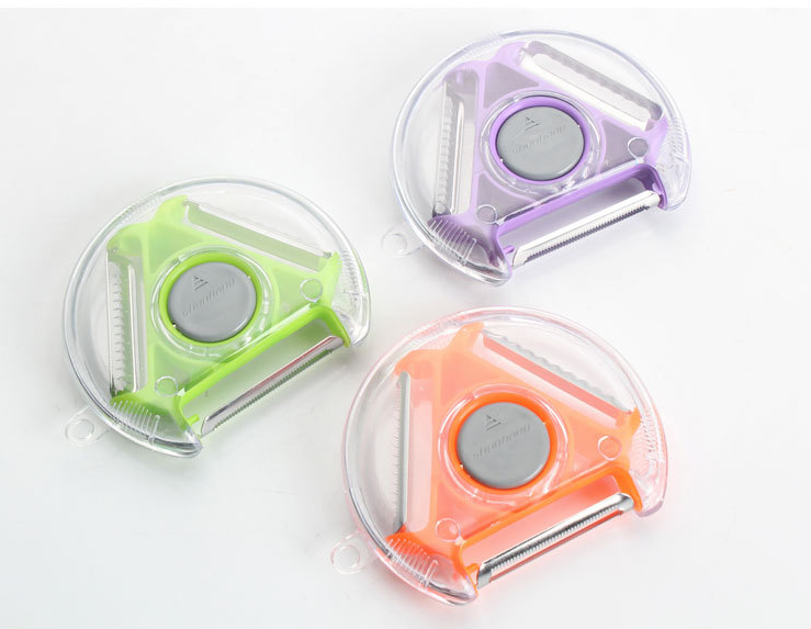 3-in-1 Rotating Fruit Peeler – Multi-Function Vegetable Peeler & Grater Tool