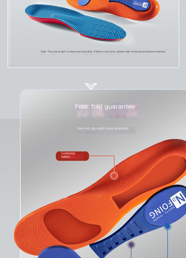 Basketball Insoles for Men – Shock Absorbing Sports Shoe Insoles for Running, Training & Comfort