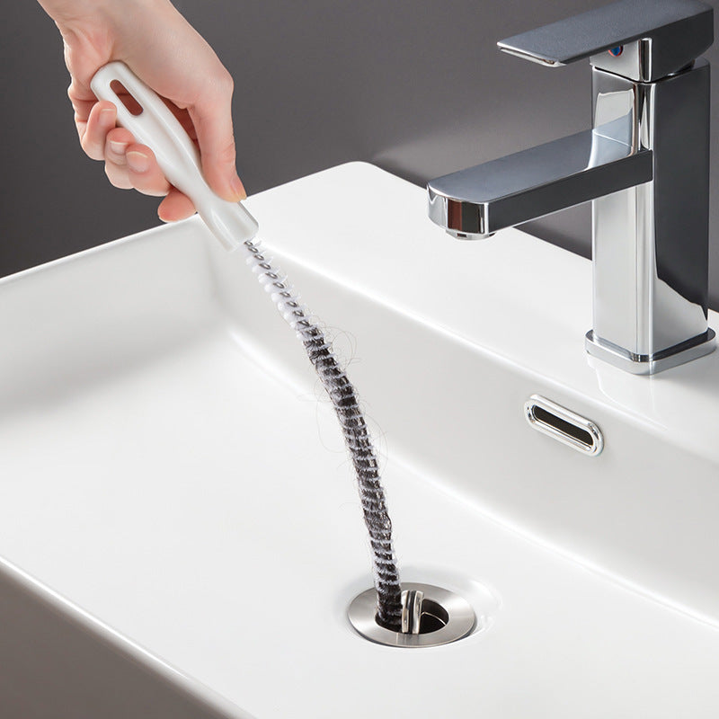 Drain Hair Cleaner Tool – Flexible Pipe Unclogger Brush for Sink & Shower Drains
