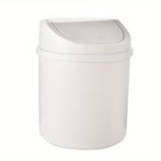 Mini Desktop Trash Can with Lid – Compact Plastic Tabletop Waste Bin for Home & Office