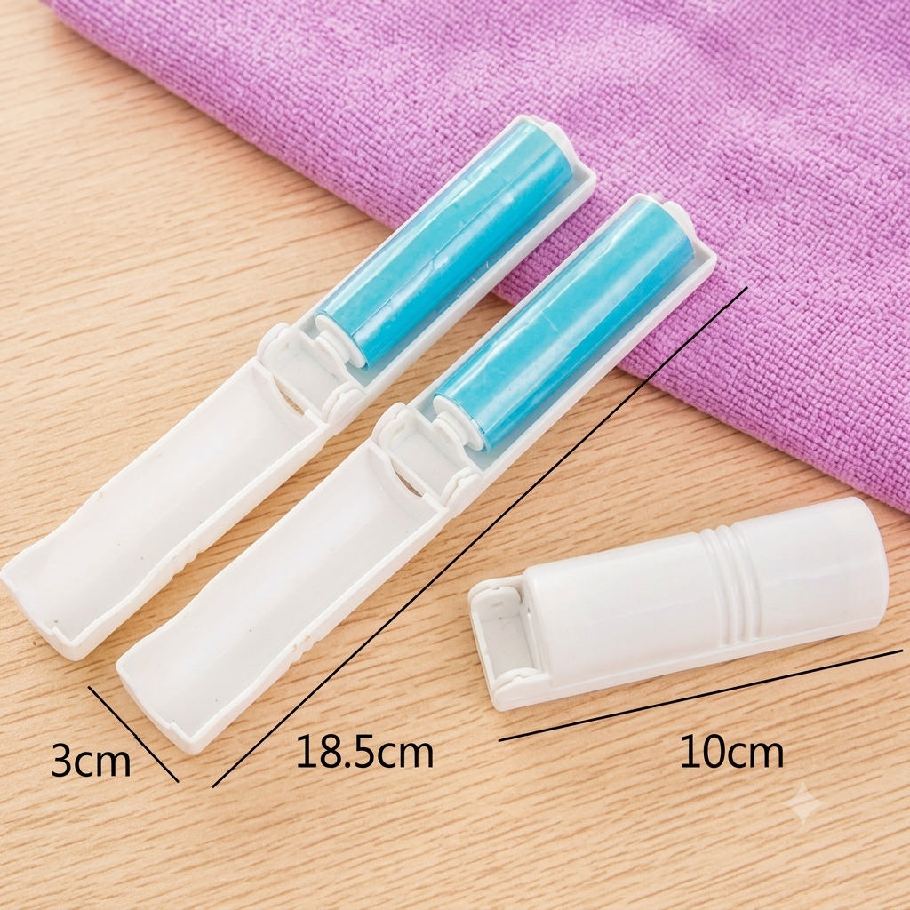 Lint Roller & Dust Remover Brush – Reusable Pet Hair Remover Tool