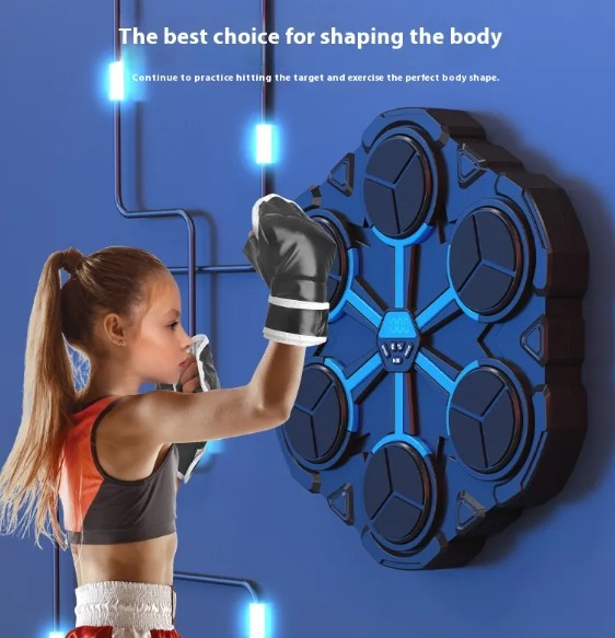 Smart Bluetooth Boxing Target Trainer – Interactive LED Punching Pad for Home Workout
