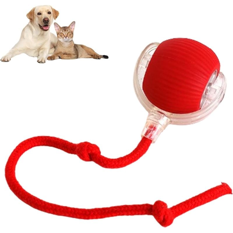 360° Smart Automatic Rolling Pet Ball – Interactive Dog & Cat Toy for Exercise & Entertainment